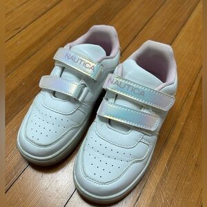 Nautica Kids' Sneakers with Iridescent Straps
